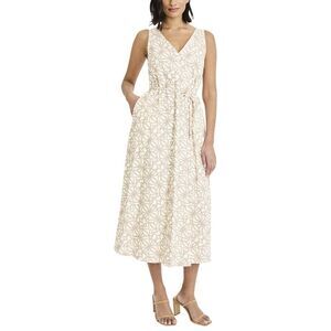 Maggy London Womens  Midi Dress, White